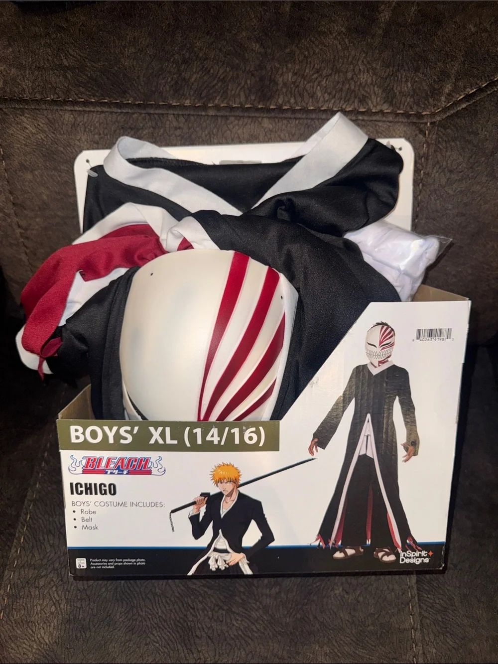 NIB ICHIGO Kids' Costume - White, black,& Red (Boys' XL) 14/16